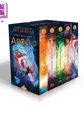进口原版 *阿波罗的审判 5本套装 英文原版 Trials of Apollo The 5 Book Paperback Boxed Set Rick Riordan   Disney Press