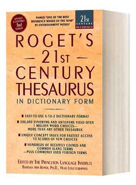 进口原版 Roget's 21st Century Thesaurus Third Edition 罗氏21世纪词典 大开本 英文版 进口英语原版书籍 英文原版 英英字典