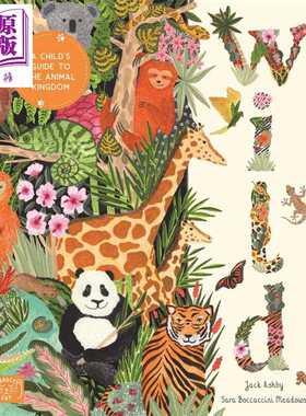 进口原版 *野生 儿童动物王国指南 Sara Boccaccini Meadows Wild A Childs Guide to  the Animal Kingdom英文原版   magic cat p