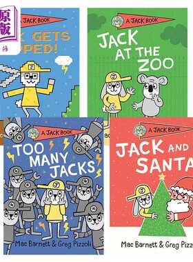 进口原版 *杰克之书下集4册套装  MAC/BARNETT Random House US