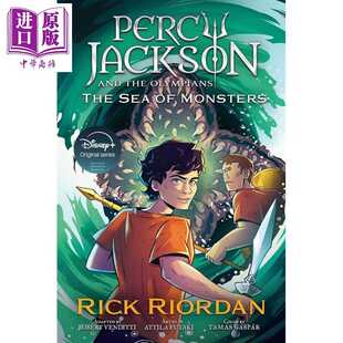 Percy 英语原版 Riordan Press 进口原版 Olympians Disney The Jackson Monsters Sea 图像小说 Rick 波西杰克逊与魔兽之海