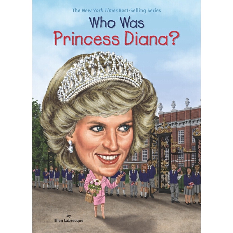 中商原版 *戴安娜王妃是谁？ 英文原版 Who Was Princess Diana? 历史名人百科 科普插图童书 8-12岁   Penguin Workshop