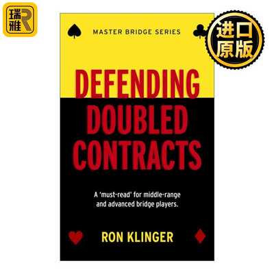 进口原版 Defending Doubled Contracts 桥牌 英文原版   Peter