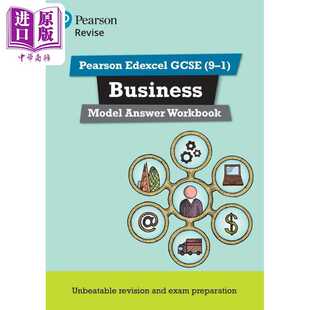 进口原版 *Pearson Revise 培生爱德思GCSE商科标准示范答案练习册Edexcel Business Model Answer Workbook 2025 2   Pearson