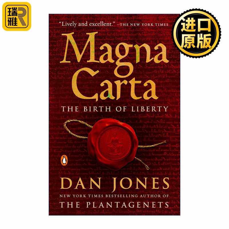 进口原版 Magna Carta 大宪章 自由的诞生 英国法律历史 Dan Jones   Random