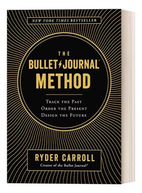 进口原版 The Bullet Journal Method 英文版 子弹笔记 互联网时代重新定义效率的超级笔记术 Ryder Carroll 英文原版 进口英语