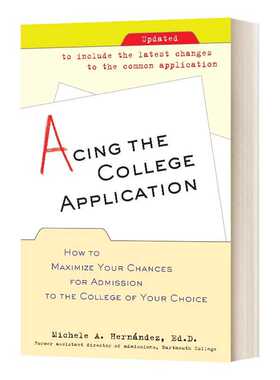 进口原版 英文原版 Acing the College Application 美国大学申请制胜法宝 英文版 进口英语原版书籍   Ballantine