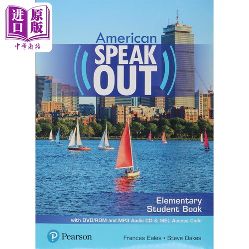 进口原版 *American Speakout-Student Book 培生英文原版美国口语教材 配音频DVD CD MP3 MyEnglishLab-Elementary   Pearson Edu
