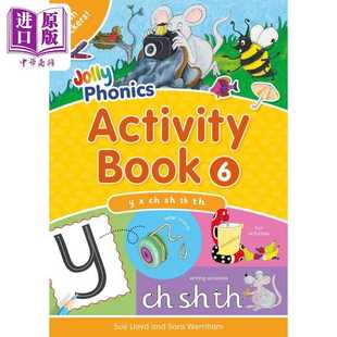 进口原版 *Jolly Phonics Activity Book 6 快乐自然拼读活动手册6 手写体英式英语   Jolly Learning Ltd