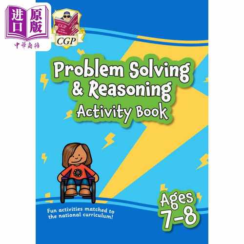 进口原版 *7-8岁的新问题解决与推理数学活动手册非常适合家庭学习New Problem Solving & Reasoning Maths Activit   Coordinatio