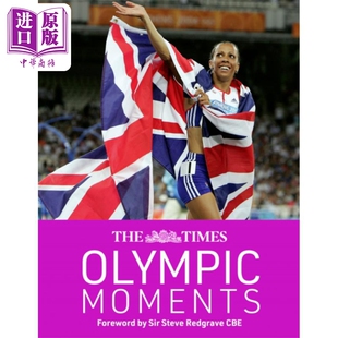 The Books 生活休闲 Sir 泰晤士报 奥运瞬间 Steve Olympic Times CBE 进口原版 moments Redgrave 英文原版