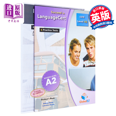 进口原版 *SＵＣceed in LanguageCert CEFR A2  Global ELT成功国际语言认证考试少儿A2练习测试自学套装 含答案 7-1