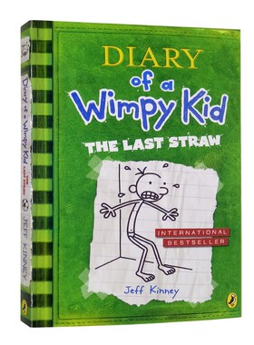 进口原版 小屁孩日记英文原版平装 Diary of a Wimpy Kid 3: The Last Straw   PuffinBooks
