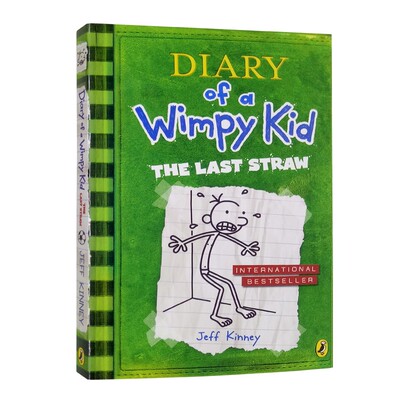 进口原版 小屁孩日记英文原版平装 Diary of a Wimpy Kid 3: The Last Straw   PuffinBooks