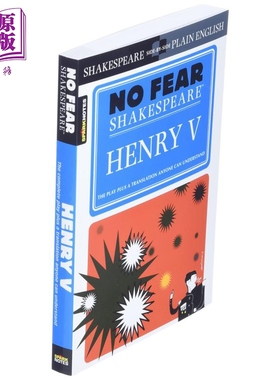 进口原版 *亨利五世 无惧莎士比亚 英文原版 Henry V No Fear Shakespeare Sparknotes Shakespeare   SparkNotes