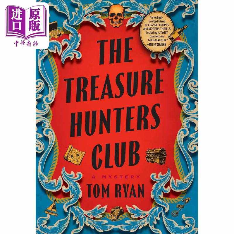 进口原版 *寻宝者俱乐部 一个谜 英文原版 The Treasure Hunters Club A Mystery Tom Ryan 汤姆 瑞安 悬疑流行小说   Atlantic Mo