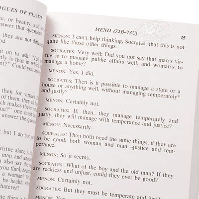 进口原版 *柏拉图 英文原版文学 英文版 英文原版书 Great Dialogues of Plato  Signet Book  正版   Signet Book