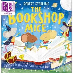 Mice Andersen 进口原版 Robert 英文原版 Press 儿童绘本 书店小老鼠 Starling 故事绘本 Bookshop 6岁 The