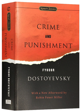 进口原版 罪与罚 英文原版小说 Crime and Punishment 陀思妥耶夫斯基文集 Fyodor Dostoyevsky 经典名著 白夜白痴少年作者 进