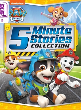 进口原版 *Paw Patrol 5-Minute Stories 汪汪队5分钟故事 英文原版 进口原版 3岁到7岁 儿童图画书 睡前故事 Rando   Random Hous