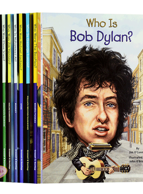 进口原版 *who was 明星系列人物传记9册套装 英文原版 儿童文学 初级章节书 儿童读物   Grosset & Dunlap