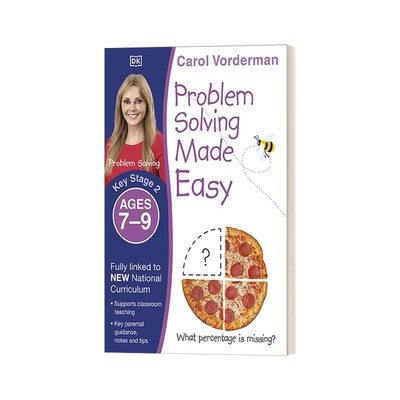 进口原版 英文原版 10 Minutes a Day Problem Solving Ages 7-9 2nd Grade DK每天10分钟数学应用题7-9岁 英文版 进口英语原版