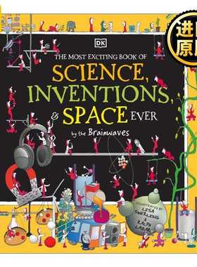 进口原版 英文原版 The Most Exciting Book of Science Inventions and Space Ever by the Brainwaves 脑电波有史以来激动人