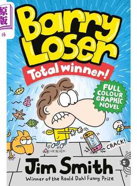 进口原版 *倒霉蛋巴里 我是胜利者 The Barry Loser Total Winner英文原版 儿童漫画故事书 幽默笑话 图画图像小说    FARSHORE