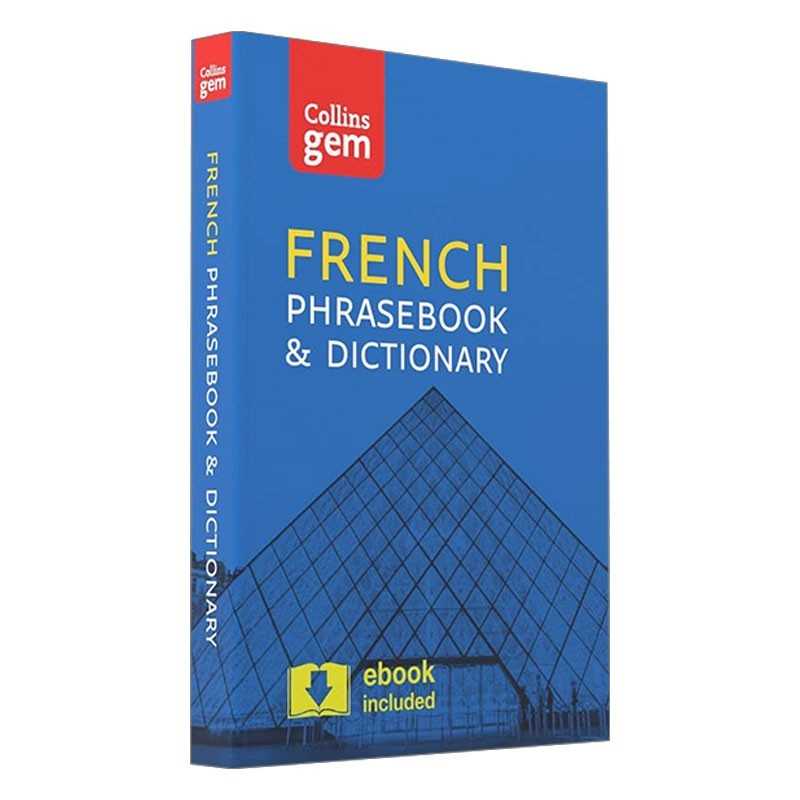 进口原版 柯林斯法语短语手册和小词典 第四版 英文原版 Collins Gem French Phrasebook and Dictionary 英文版 进口英语原版