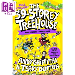 进口原版 *树屋故事3 全彩版 39层小屁孩树屋历险记The 39-Storey Treehouse Colour Edition英文原版 儿童漫画故事   Macmillan U