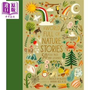 英文原版 文学收录集 Nature Full 进口儿童绘本 Legends Stories Frances Folktales World and 自然故事 进口原版 Lin