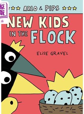 进口原版 *Arlo & Pips 3 New Kids in the Flock 阿洛与皮普斯3 欢迎新成员 英文原版 儿童绘本故事科普乌鸦 图像   Harper Colli