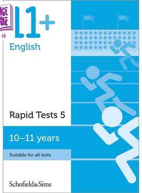 进口原版 *英国S&S教辅 11+ English Rapid Tests 5 英语快速测试5 10-11岁 有答案 英文原版进口图书 CEM GL考试适   Schofield a