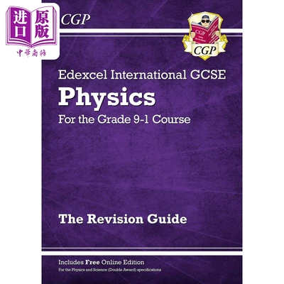 进口原版 *New Pearson Edexcel IGCSE Physics Revision Guide Incl. Online Edition, Videos and Quizzes   CGP