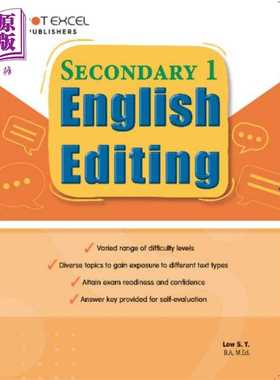 进口原版 *英语编辑指导 中学一年级 English Editing Sec 1 英文原版 进口图书 英语学习 教材教辅参考书   CPD