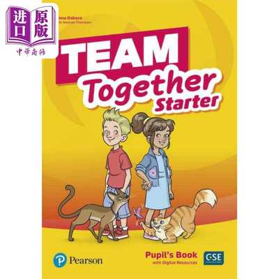 进口原版 *Pearson Team Together Starter Pupils Book with Digital Resources Pack 团队合作入门学生书和电子资   Pearson Edu