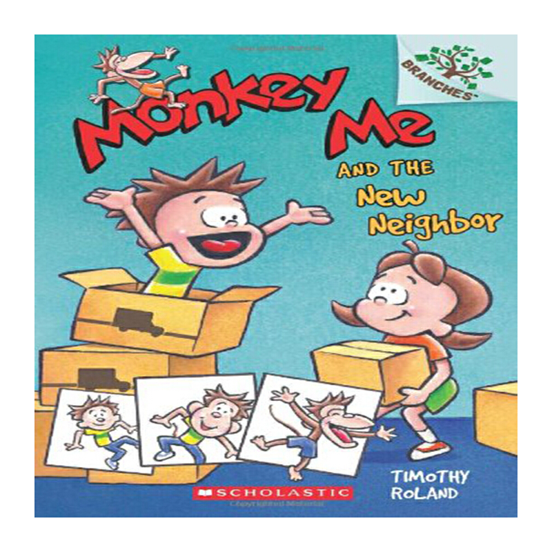 进口原版 *学乐大树系列我是猴子3 新邻居 英文原版 Monkey Me and the new neighbour   Scholastic Paperbacks
