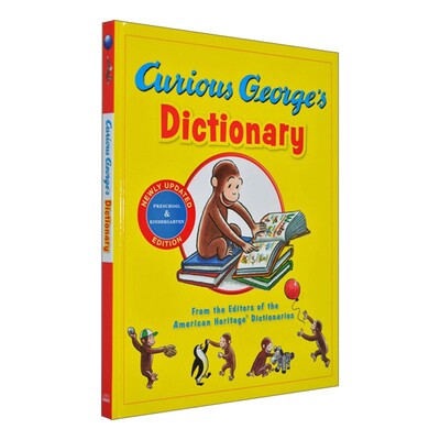 进口原版 Curious George's Dictionary 好奇猴乔治图解字典词典 单词学习 精装 英文版 进口英语原版书籍 英文原版   Hachette