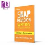 英文原版 Language papers for 英语语言 Writing AQA English 进口原版 GCSE 柯林斯AQA Harper Coll and