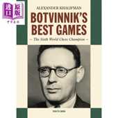 Chess New 英文原版 Botvinniks 棋局 The Khalifm 博特维尼克 Sixth Champion 进口原版 World Alexander Best Ches Games