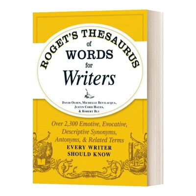进口原版 Roget's Thesaurus of Words for Writers 罗氏写作者词典 英文版 进口英语原版书籍 英文原版 英英字典   Adams