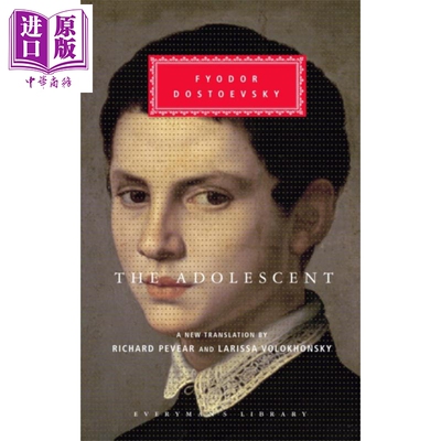 进口原版 *陀思妥耶夫斯基 少年 英文原版 Everyman s Library Classics The Adolescent 俄文学三巨头之一 Fyodor    Everyman’s