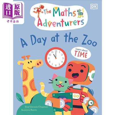 进口原版 *DK数学大冒险 动物园一天 The Maths Adventurers A Day at the Zoo 英文原版 儿童科普绘本 知识百科图   DK Publishin