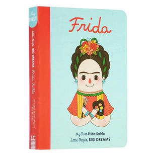 全英文版 小女孩大梦想纸板书 弗里达卡罗 Big Frida Dreams Little 进口原版 英语书籍 Kahlo 英文原版 People