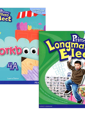 进口原版 Pearson Primary Longman Elect 4A 培生香港朗文小学英语教材4a全套 学生用书 练习册2本 英文原版 新版幼儿少儿英语