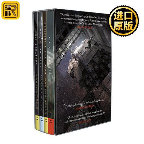 进口原版 英文原版 The Murderbot Diaries 谋杀者日记1-4套装 精装 英文版 进口英语原版书籍   Tordotcom