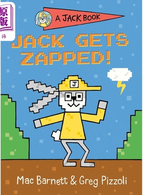 进口原版 *Jack 08 Jack Gets Zapped! 杰克之书8 英文原版 儿童绘本 幽默笑话 Mac Barnett 7-12岁   Random House US