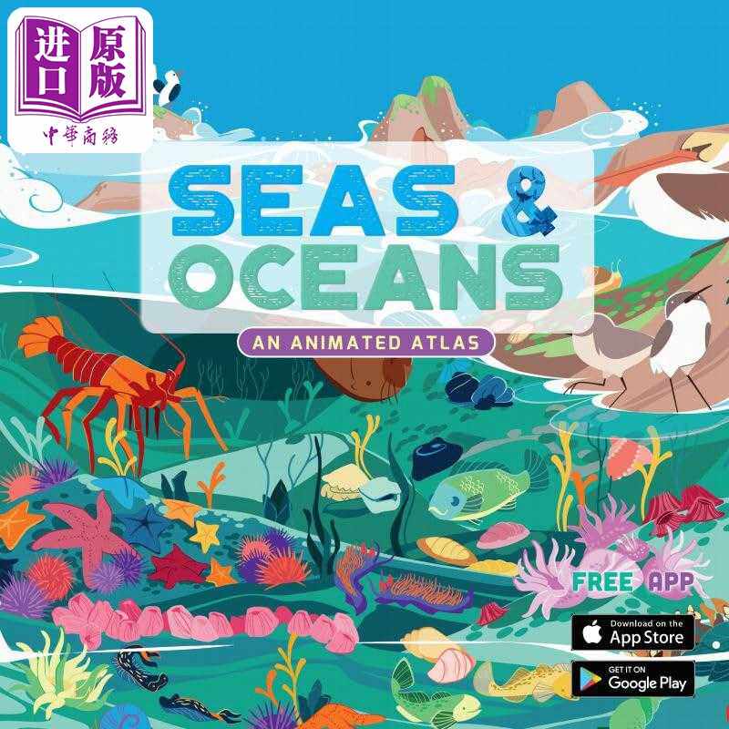 进口原版 *海洋图谱 An Animated Atlas Seas  Jamie/Collins NQ Publishers