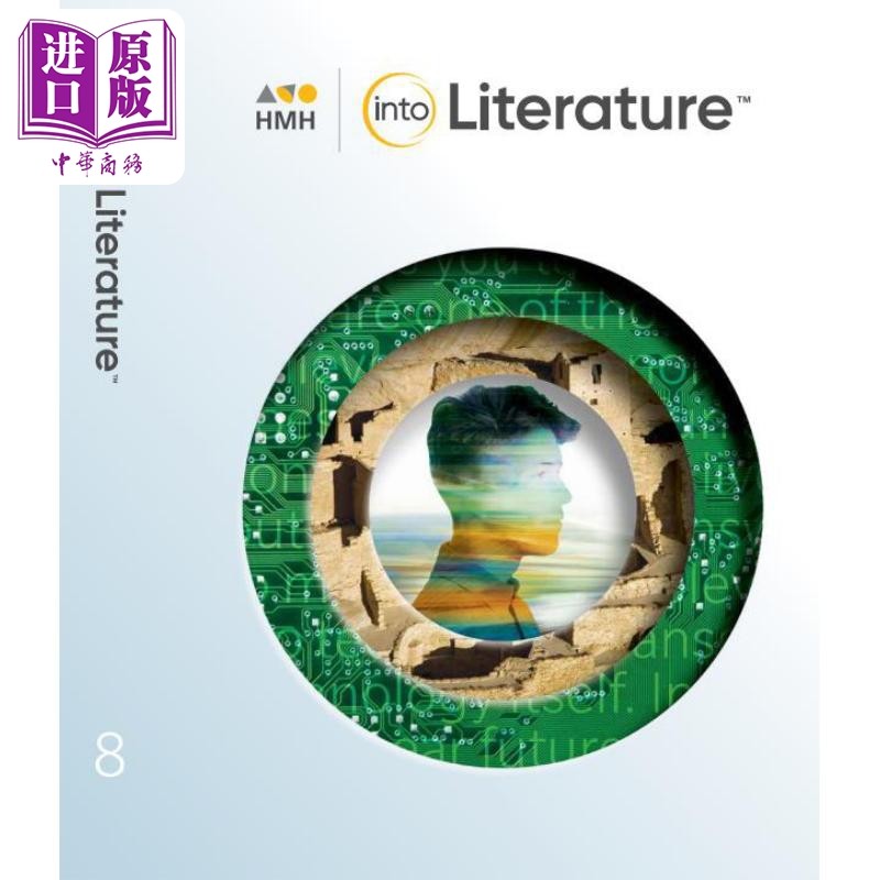 进口原版 *美国HMH Into Literature Student Edition Softcover Grade 8 中学初中文学学生书八年级 英语阅读英文   HMH