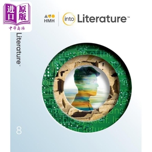 进口原版 *美国HMH Into Literature Student Edition Softcover Grade 8 中学初中文学学生书八年级 英语阅读英文 HMH